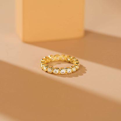 wedding band for women, s925 eternity rings, round cut eternity ring, sterling silver wedding band, round cut, s925 wedding band