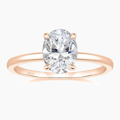 stylish engagement rings for her; women's rings; Eamti, 3ct oval cut ring, oval cut cz ring, stunning cubic zirconia ring, affordable wedding rings, luxury wedding ring under $50, rose gold wedding rings under $50, cubic zirconia engagement rings, cubic zirconia wedding rings