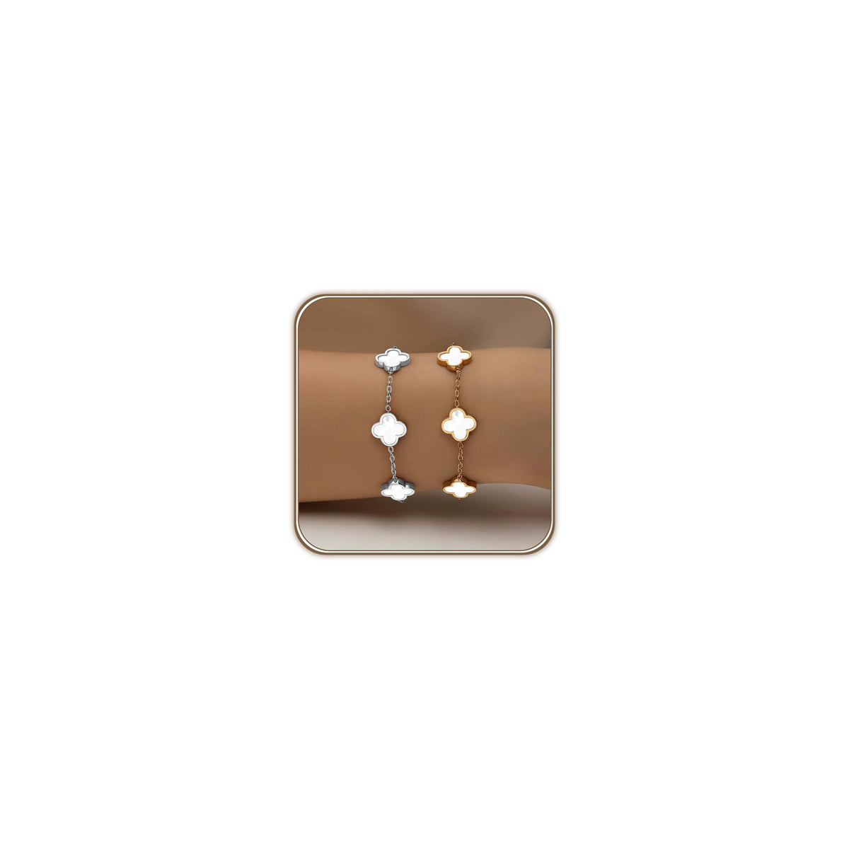 adjustable lucky clover bracelet – image 26