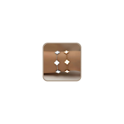 adjustable lucky clover bracelet – image 26