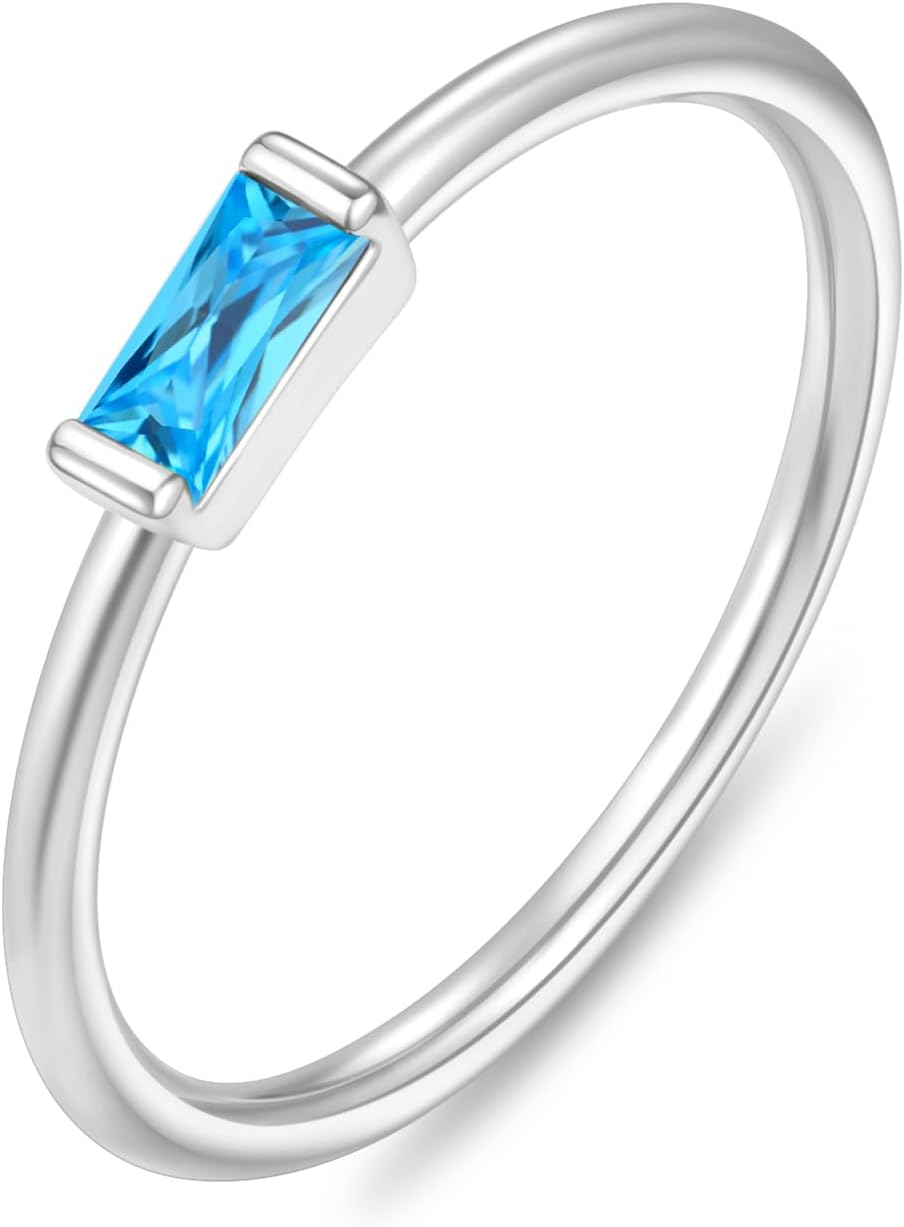 Salresorah silver birthstone ring – product image 15
