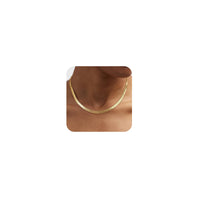 gold herringbone chain