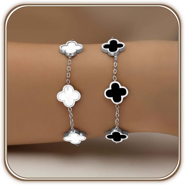 Salresorah double-sided clover bracelet – image 12