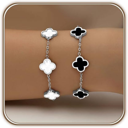Salresorah double-sided clover bracelet – image 12