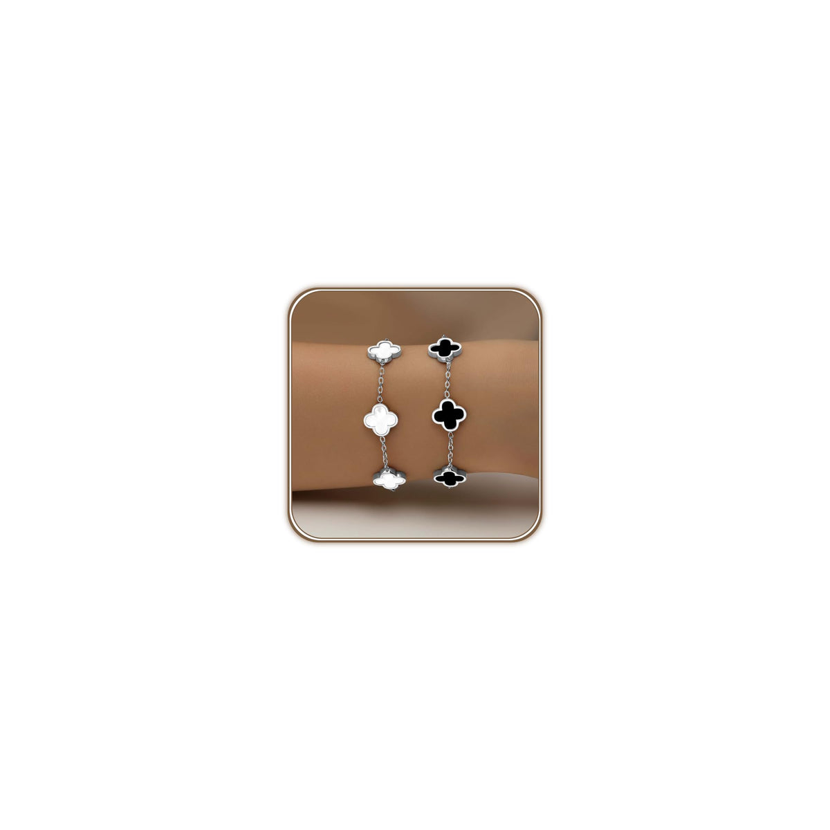 adjustable lucky clover bracelet – image 20