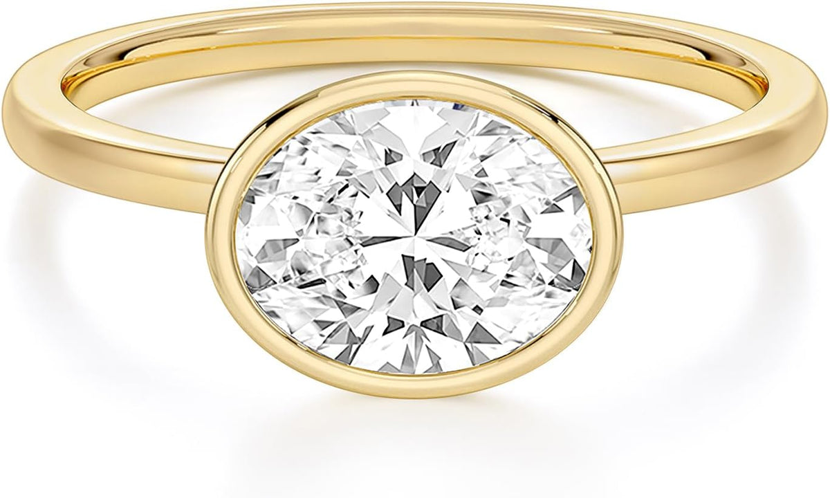 Oval Cut Travel Engagement Ring
