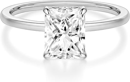 Radiant Cut Brass Engagement Ring – product view 7