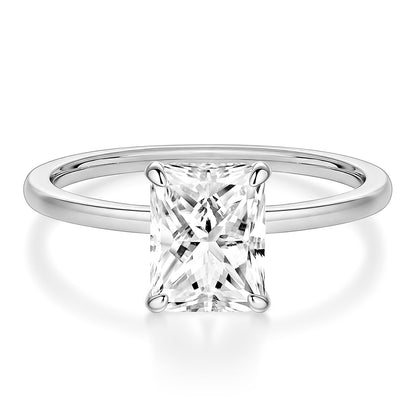 Radiant Cut Brass Engagement Ring – product view 13