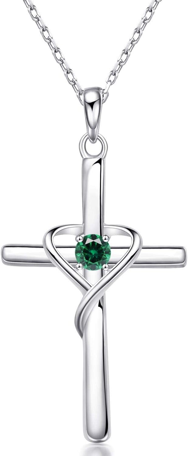 14K gold-plated cross pendant necklace – product image 8