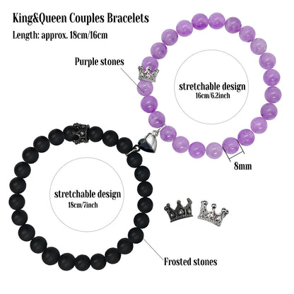 matching King and Queen couple bracelets – product image 21