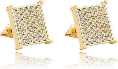 unisex screw-back stud earrings – product image 9