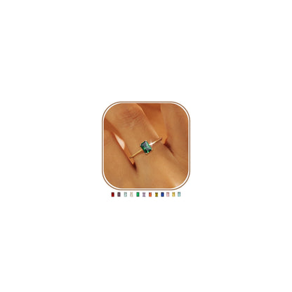 Salresorah green stackable ring – product image 25