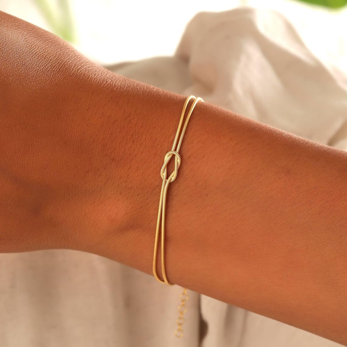 matching love knot bracelets for couples – product image 6