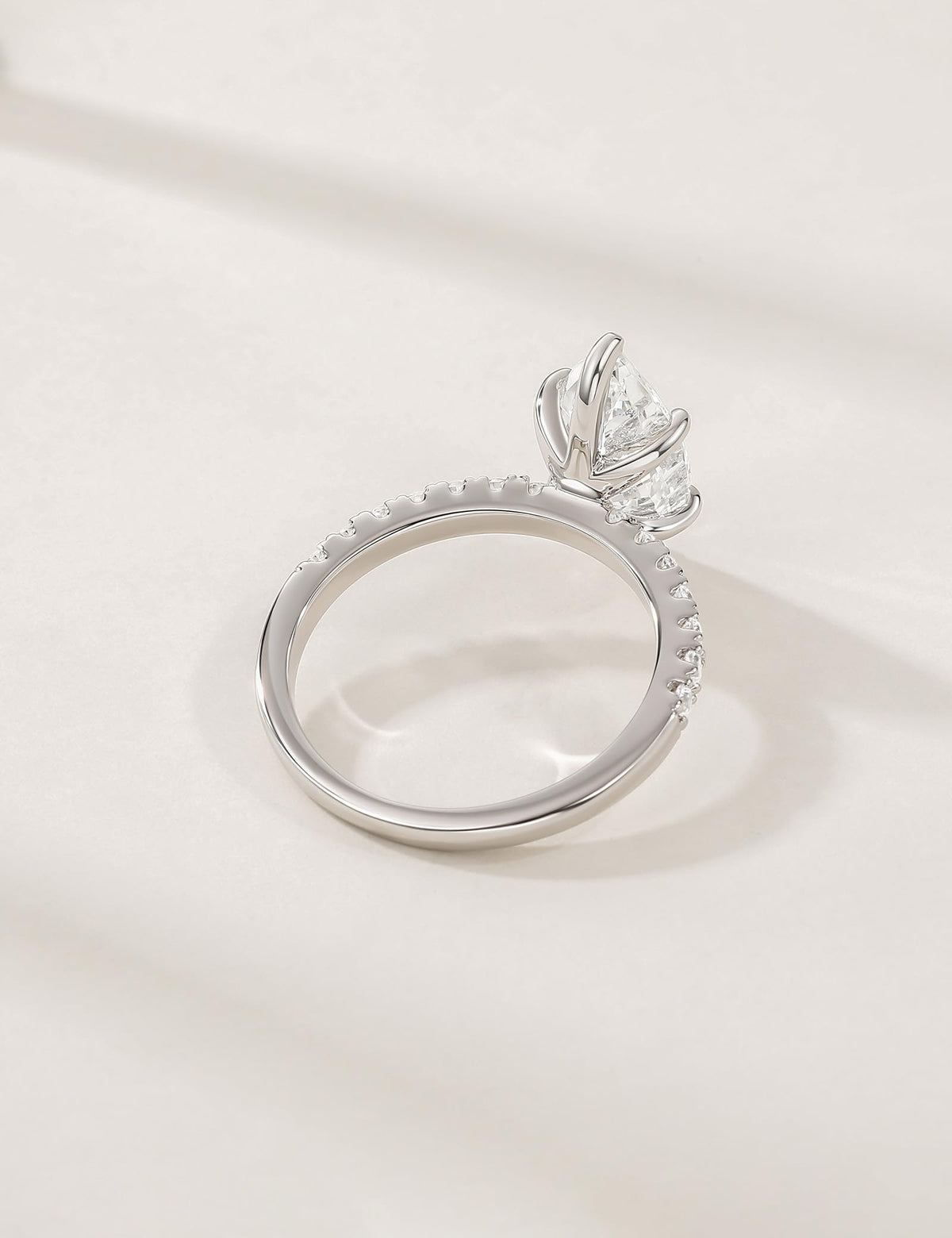 Marquise Cut Travel Engagement Ring – product view 12