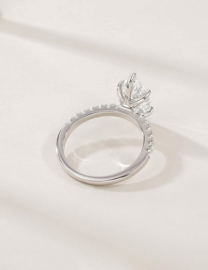Marquise Cut Travel Engagement Ring – product view 12