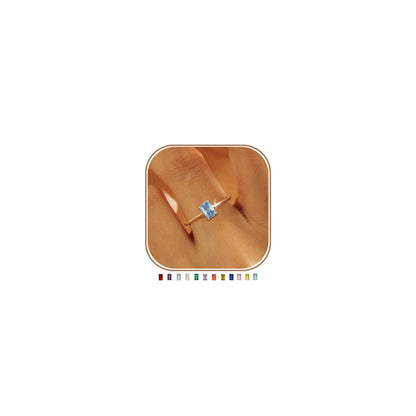 dainty gold birthstone ring – product image 23