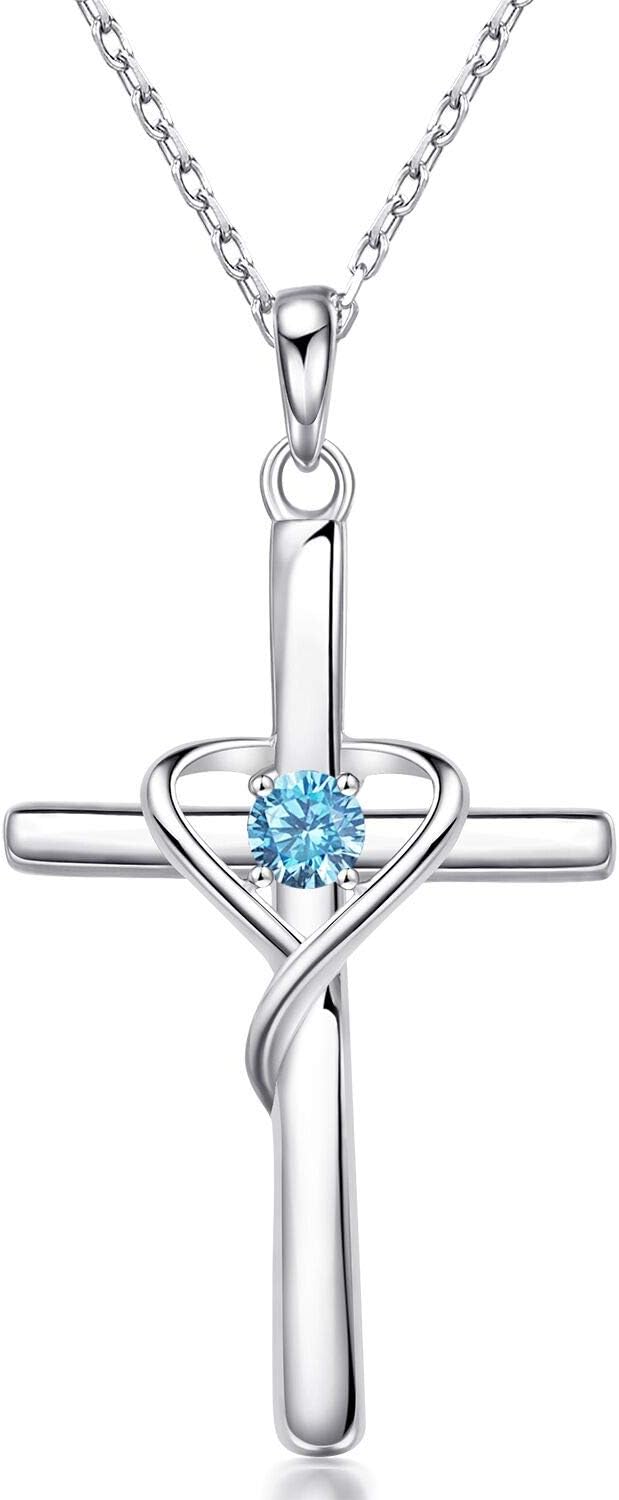 14K gold-plated cross pendant necklace – product image 14