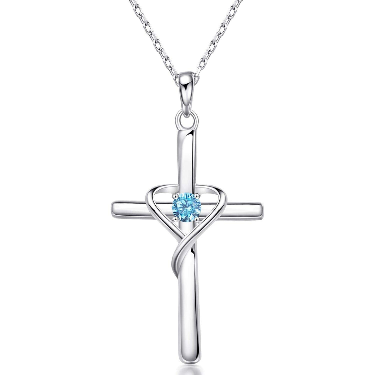 14K gold-plated cross pendant necklace – product image 44