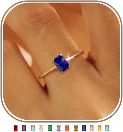 emerald-inspired green cubic zirconia ring – product image 7