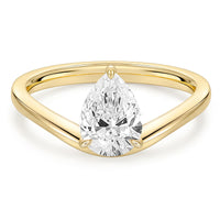 Gold-pear cut