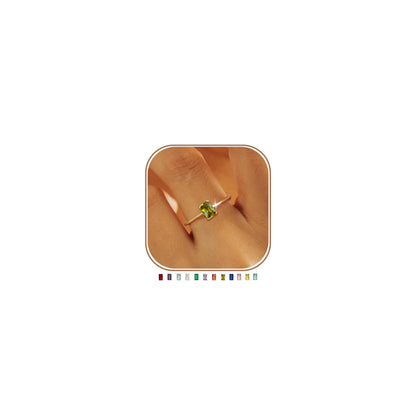 dainty gold birthstone ring – product image 28
