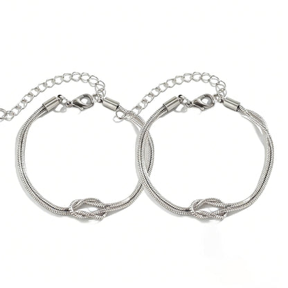 matching love knot bracelets for couples – product image 26