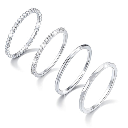 gold band ring set for women – product image 12