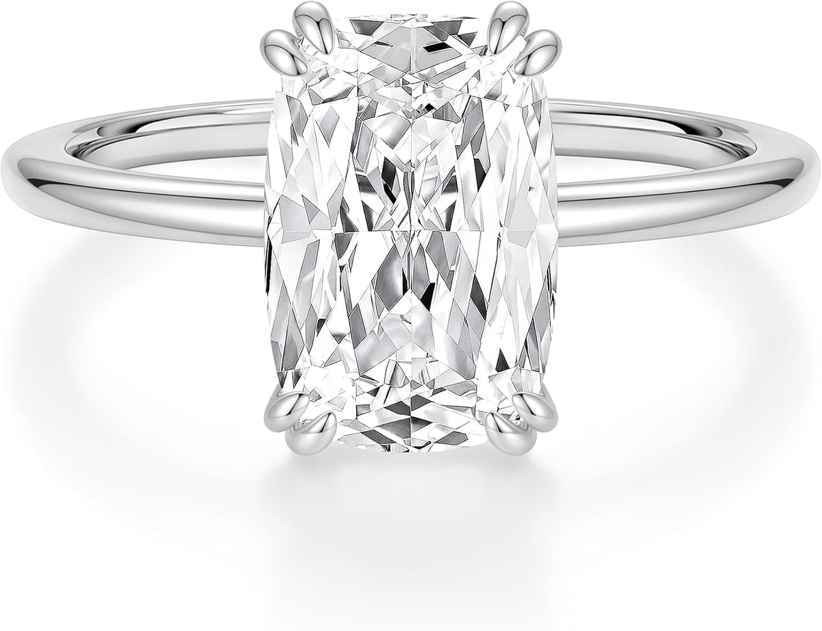 Elongated Cushion Cut Engagement Ring – product view 7