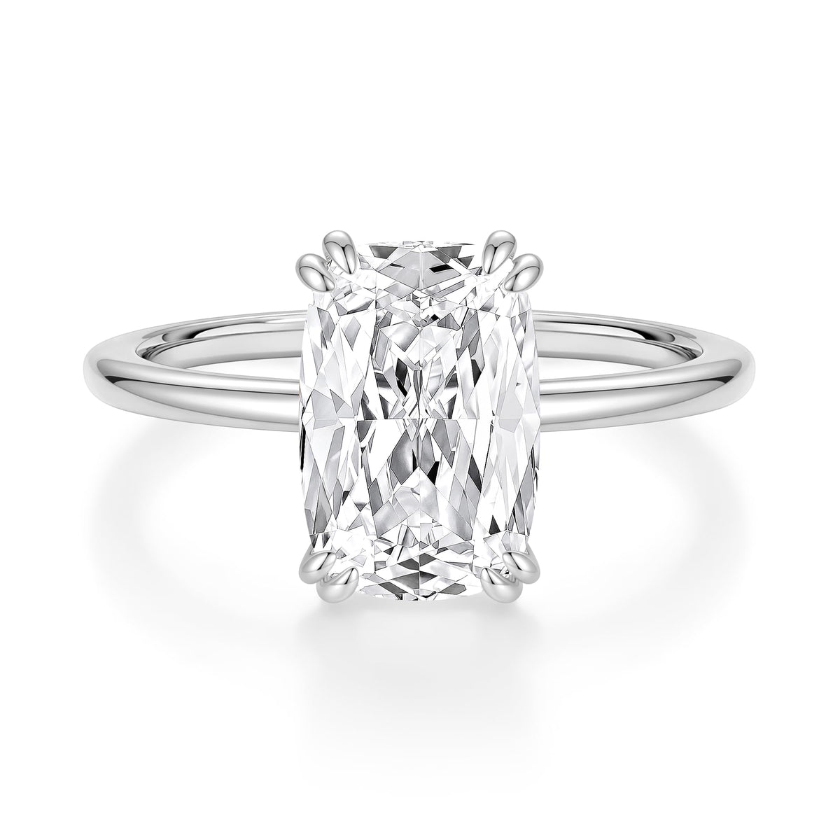 Elongated Cushion Cut Engagement Ring – product view 14