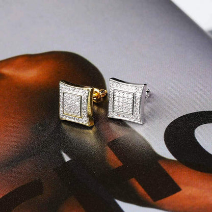 Salresorah square CZ earrings