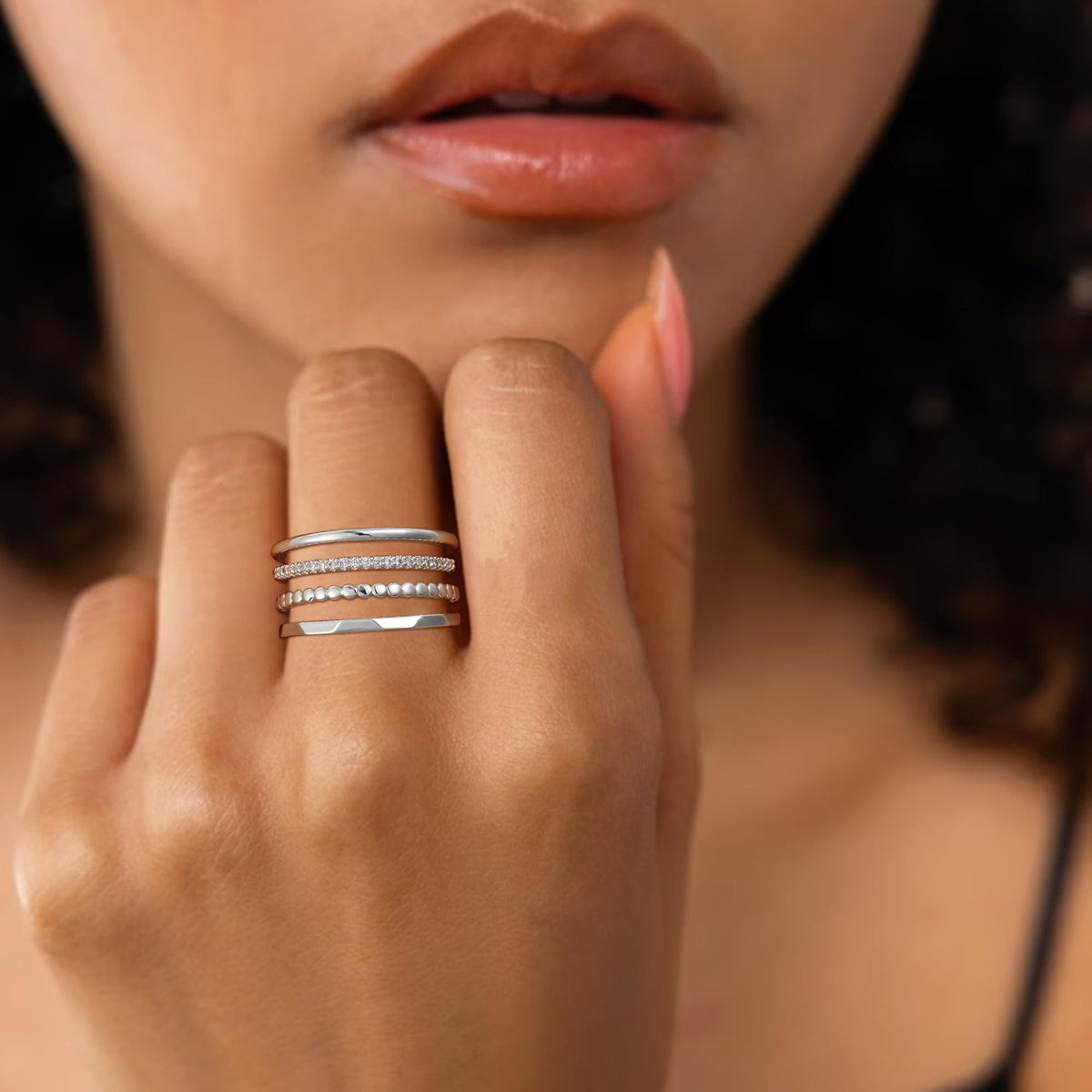 mixed metal statement ring styling – product image 9