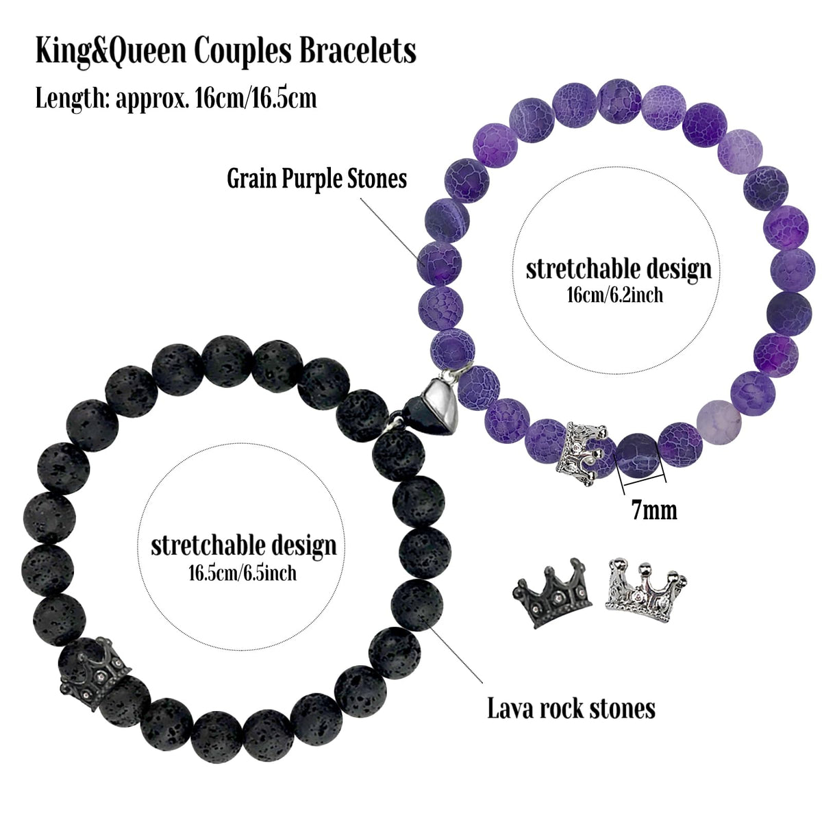 couple bracelet set for anniversary – product image 14