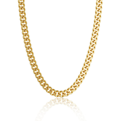 Gold Necklace for Women, 14K Gold Plated Chunky Chain Necklace
