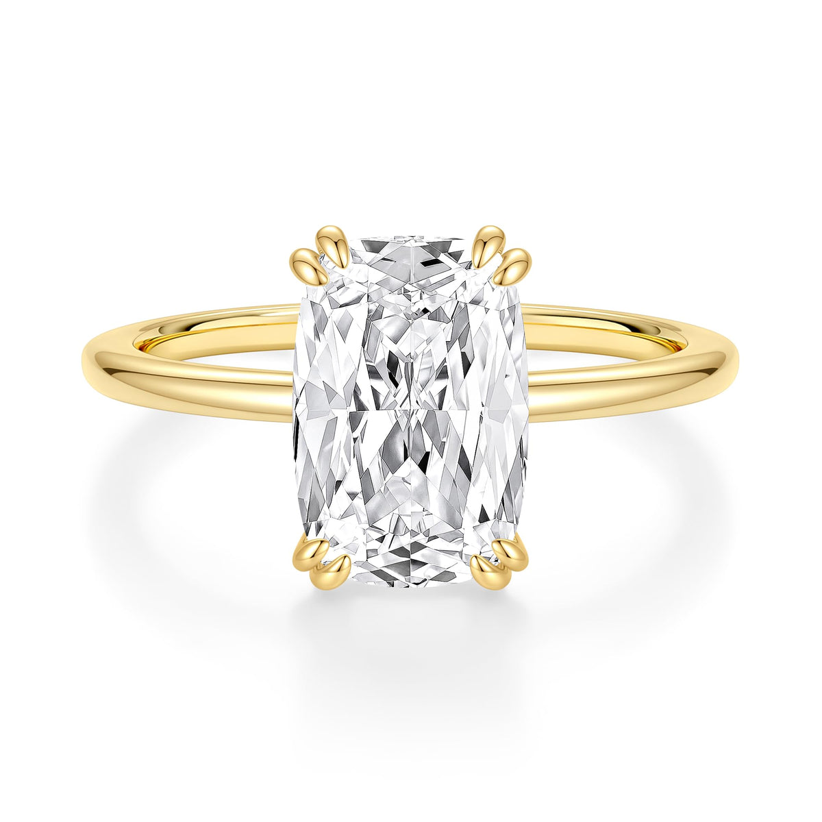 Elongated Cushion Cut Engagement Ring – product view 13