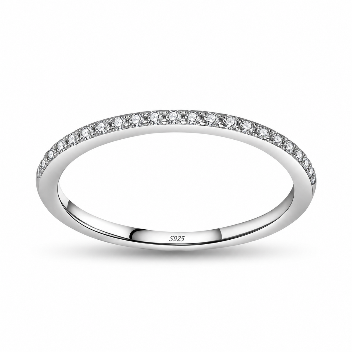 Moissanite Diamonds Team Ring – white background product image