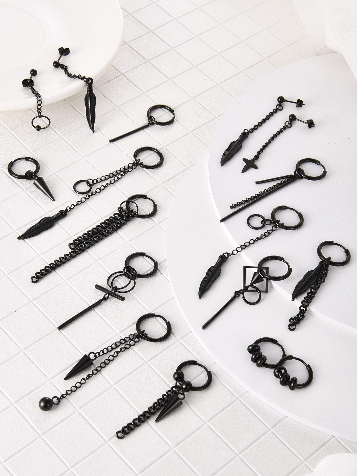 unisex dangle earring collection – product image 9