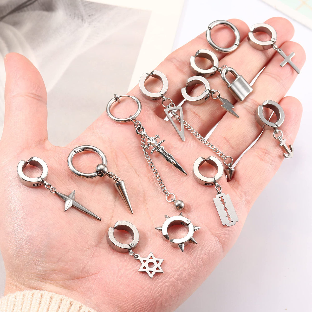 alternative cross earring collection – product image 14