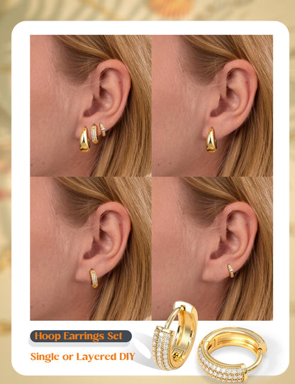 Salresorah hoop earring set – product image 25