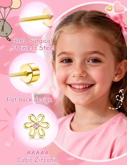low-profile surgical steel earrings – product image 10