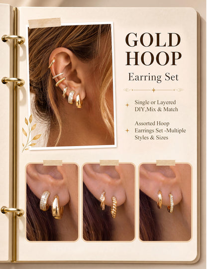 Salresorah hoop earring set – product image 15
