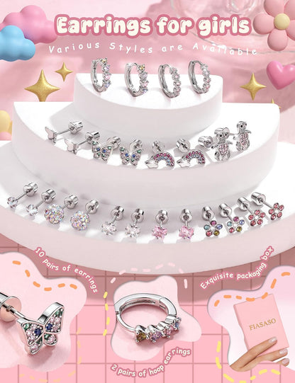 hypoallergenic earring set detail