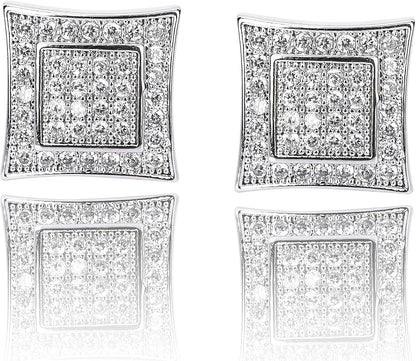Salresorah square CZ earrings – product image 10