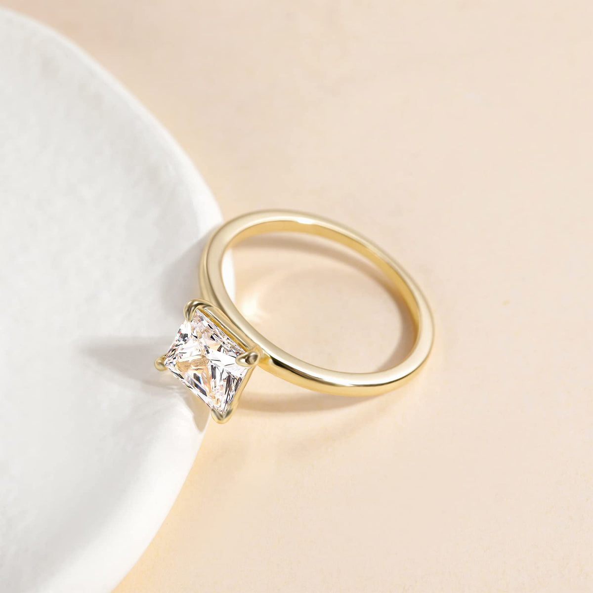 princess cut ring, travel ring under $50, cheap wedding under $50, cheap cubic zirconia rings, silver cz ring, cheap cubic zirconia engagement ring, princess ring
