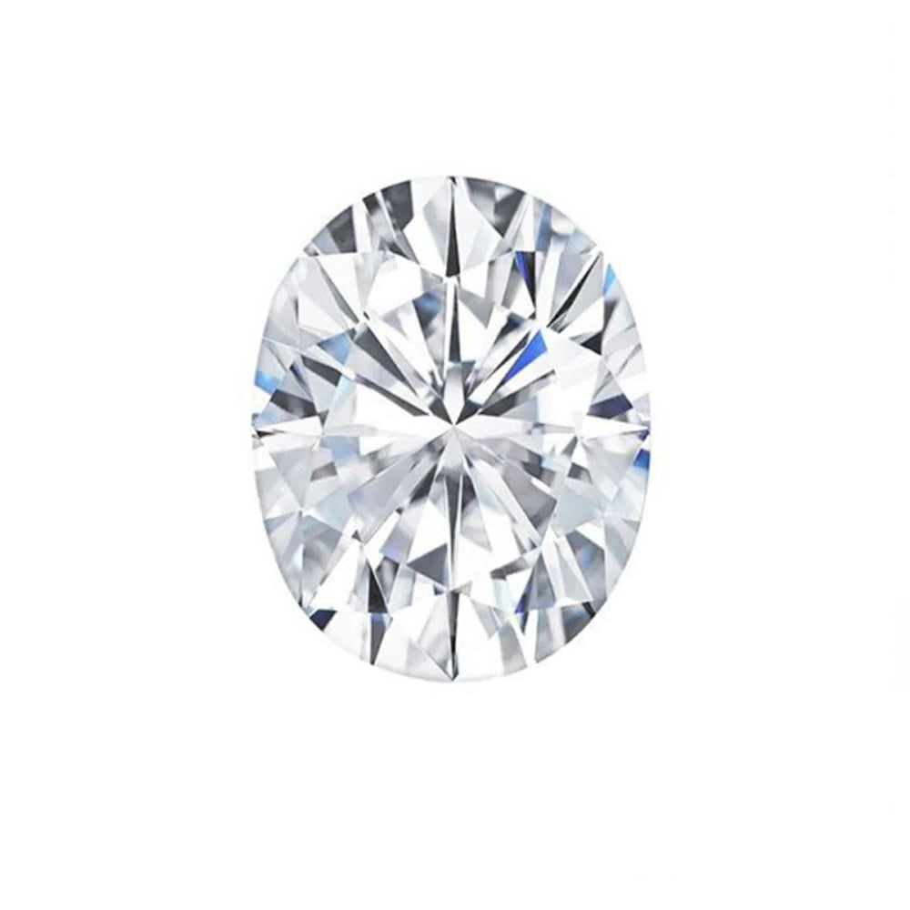 3 Carat 8*10mm Oval Shape Moissanite Loose Stones