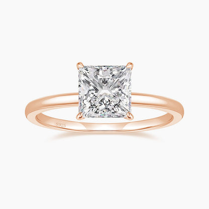 princess cut ring, travel ring under $50, cheap wedding under $50, cheap cubic zirconia rings, silver cz ring, cheap cubic zirconia engagement ring, princess ring