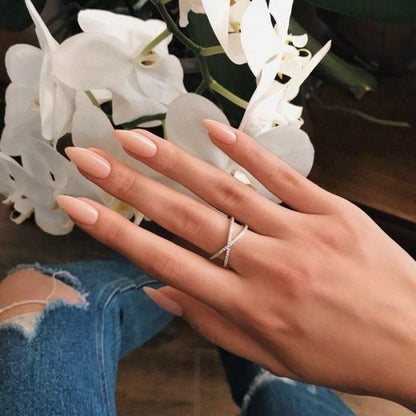 criss cross rings, sterling silver rings, Eamti, womens eternity ring, sterling silver eternity band, cz engagement ring set, silver eternity ring, cross eternity ring