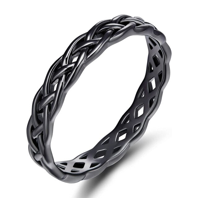 vintage braided rings; vintage rings for women; Eamti;